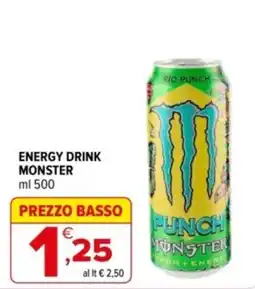Iperal Energy drink Monster offerta