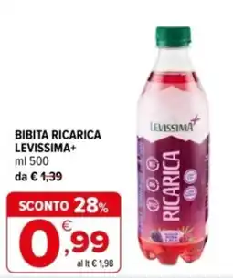 Iperal Bibita ricarica Levissima+ offerta