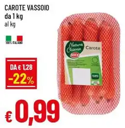 Famila Superstore Carote Vassoio Natura Chiama offerta