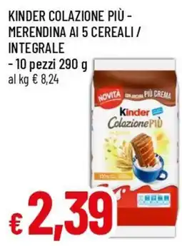 Famila Superstore Kinder Colazione Più offerta