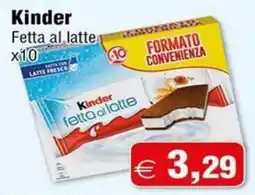 Magazzini Smart Kinder fetta al latte offerta