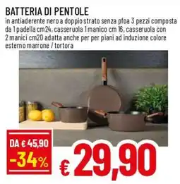 Famila Superstore Batteria di pentole offerta