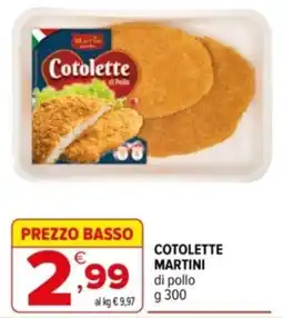 Iperal Cotolette Martini di pollo offerta