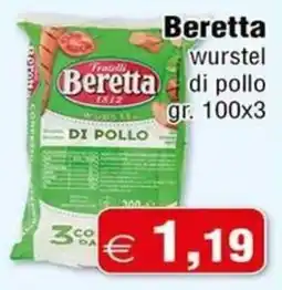 Magazzini Smart Beretta wurstel di pollo offerta