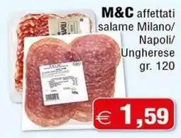Magazzini Smart M&C affettati salame offerta