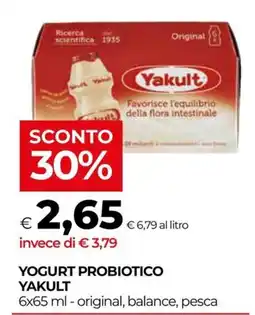 In Coop Yogurt probiotico Yakult offerta