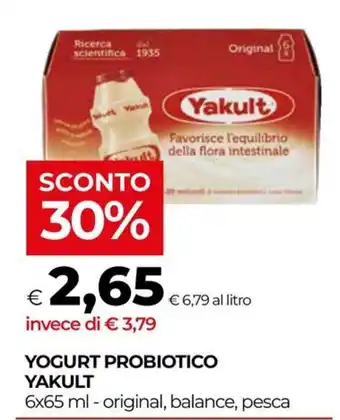 Yogurt probiotico Yakult
