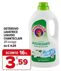 Iperal Detersivo lavatrice liquido Chanteclair offerta