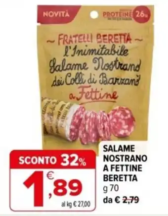 Salame nostrano a fettine Beretta