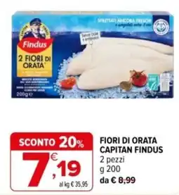 Iperal Fiori di orata capitan findus offerta