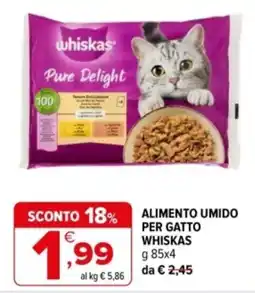 Iperal Alimento umido per gatto Whiskas offerta