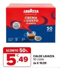 Iperal Cialde Lavazza Crema e Gusto Classico offerta