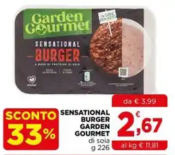 Gran mercato Sensational Burger Garden Gourmet offerta