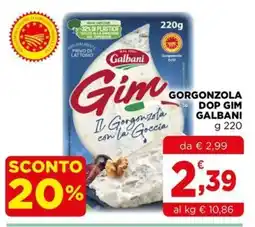 Gran mercato Gorgonzola DOP Gim Galbani offerta