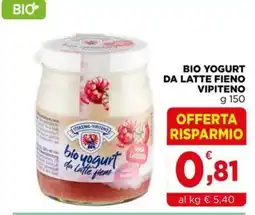 Gran mercato Sterling-Vipiteno bio yogurt da latte fieno offerta