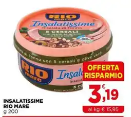 Gran mercato Insalatissime Rio Mare offerta