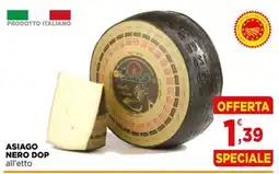 Gran mercato Asiago nero dop offerta