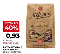 In Coop Pasta integrale La Molisana offerta