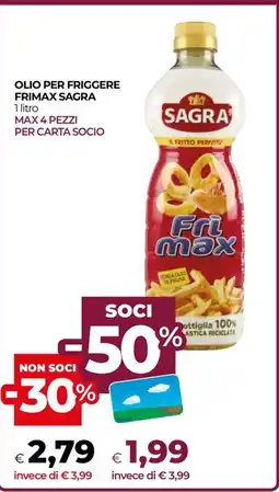 In Coop Olio per friggere Frimax Sagra offerta
