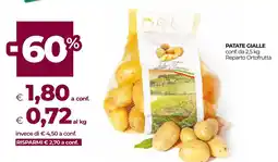 In Coop Patate gialle Toscana offerta