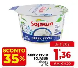 Gran mercato Greek Style Sojasun naturale offerta