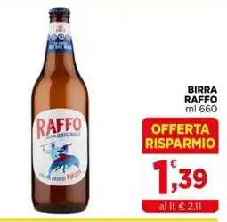 Gran mercato Birra Raffo offerta