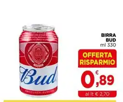 Gran mercato Birra Bud offerta