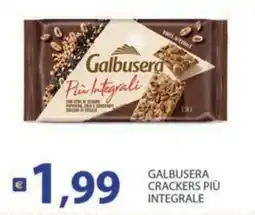Re Mercato Lucrezia Galbusera crackers più integrale offerta