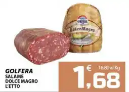 SpesaPiù Supermercati Golf-era salame dolce magro offerta
