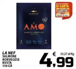 SpesaPiù Supermercati La Nef salmone norvegese offerta