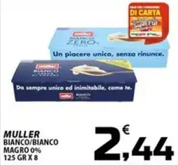 SpesaPiù Supermercati Muller Bianco/Bianco Magro 0% offerta