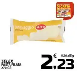 SpesaPiù Supermercati Formaggio pasta filata Selex offerta