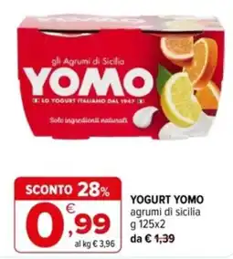 Iperal Yogurt Yomo agrumi di sicilia offerta