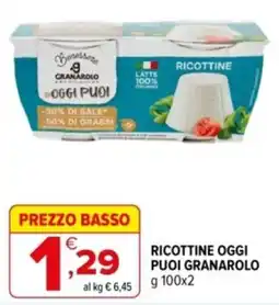 Iperal Ricottine oggi puoi Granarolo offerta