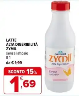 Iperal Latte alta digeribilità Zymil senza lattosio offerta