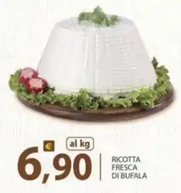 Re Mercato Lucrezia Ricotta fresca di bufala offerta