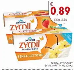 Diper Parmalat yogurt zymil senza lattosio offerta