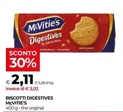 In Coop Biscotti Digestives McVitie's offerta