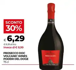 In Coop Prosecco Doc Volcanic Wines Poderi del Doge offerta