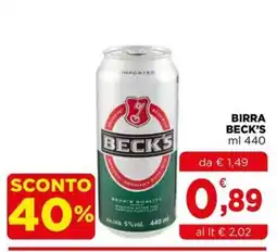 Gran mercato Birra Beck's offerta