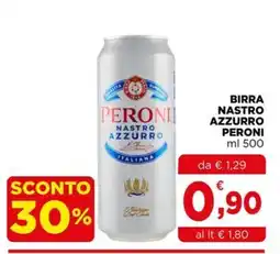 Gran mercato Birra Nastro Azzurro Peroni offerta