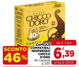 Gran mercato Capsule compatibili Nespresso Chicco d'Oro offerta