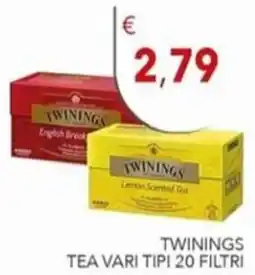 Diper Twinings tea vari tipi offerta