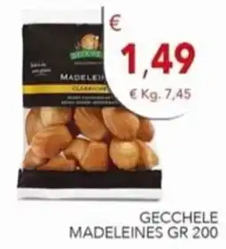 Diper Gecchele madeleines offerta