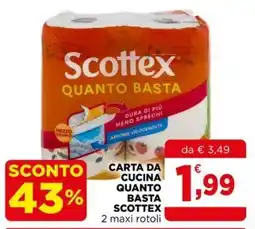 Gran mercato Carta da cucina Scottex quanto basta offerta