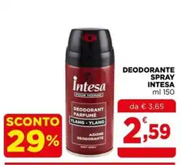 Gran mercato Intesa deodorante spray offerta