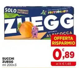 Gran mercato Succhi Zuegg offerta