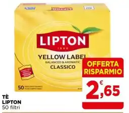 Gran mercato Tè Lipton Classico offerta