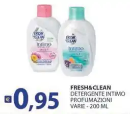 Re Mercato Lucrezia Fresh&clean detergente intimo offerta