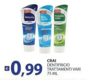Crai dentifricio trattamenti vari